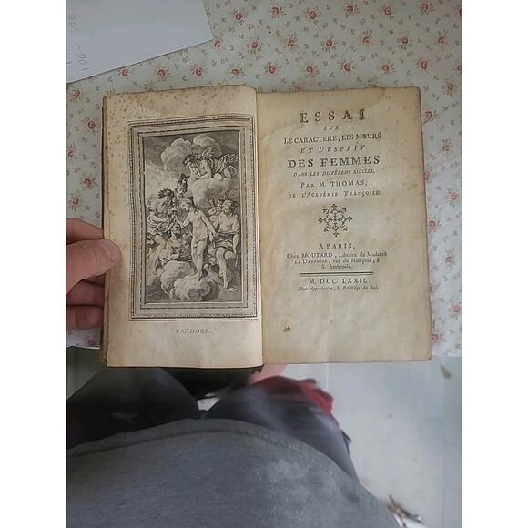 1772 Thomas. Essai sur le caractère, les moeurs et l'esprit des femmes - Picture 6 of 9